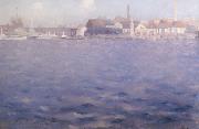 Blue Thames End of a Summer Afternoon Chelsea Theodore Roussel